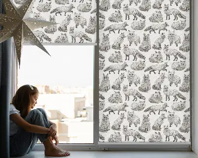 Fenster rollo Graufüchse