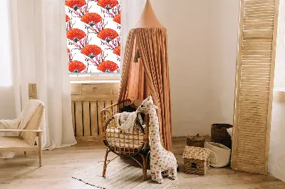 Fenster rollo Rote Fans