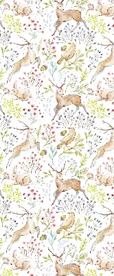 Verdunkelungsrollo Reh und Hirsch