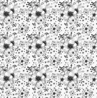 Fenster rollo Gezeichnete Blume