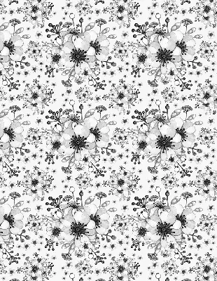 Fenster rollo Gezeichnete Blume