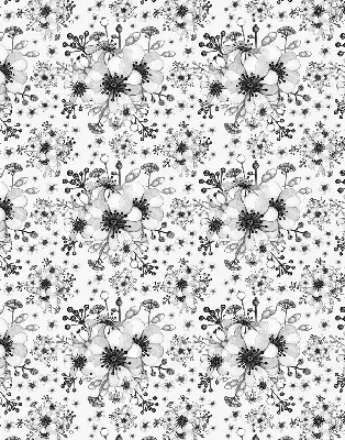 Fenster rollo Gezeichnete Blume