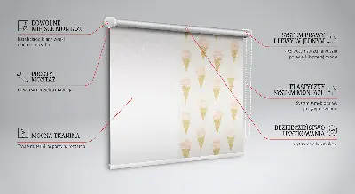 Rollo lichtundurchlässig Eiscreme