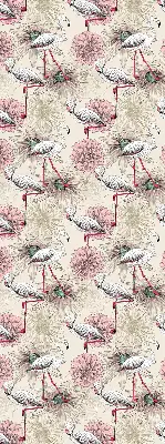 Verdunkelungsrollo Weiße Flamingos
