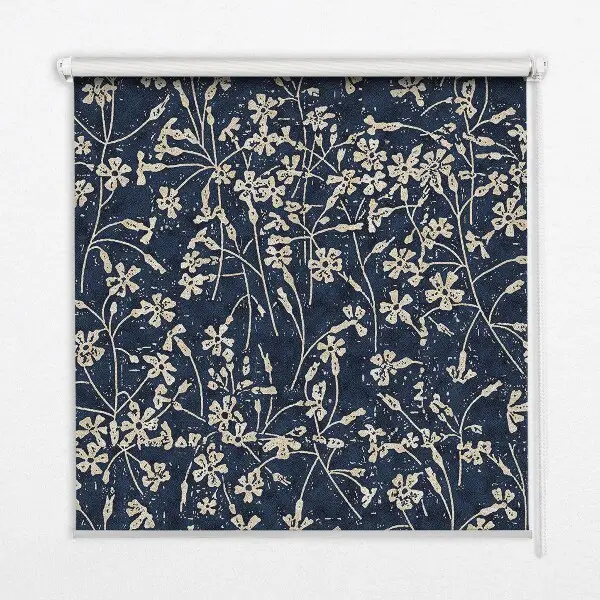 Rollo lichtundurchlässig Blumen