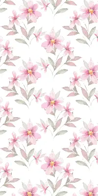 Verdunkelungsrollo Rosa Blüten