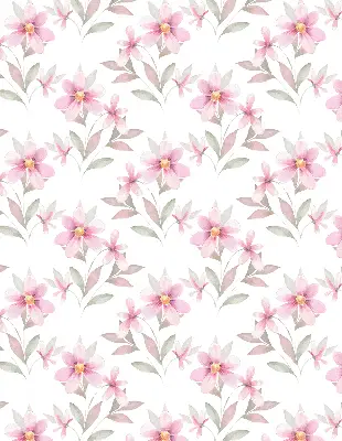 Verdunkelungsrollo Rosa Blüten