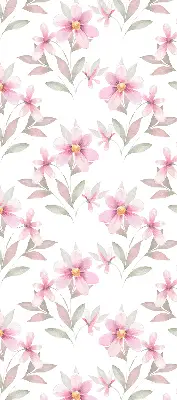 Verdunkelungsrollo Rosa Blüten