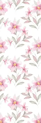 Verdunkelungsrollo Rosa Blüten