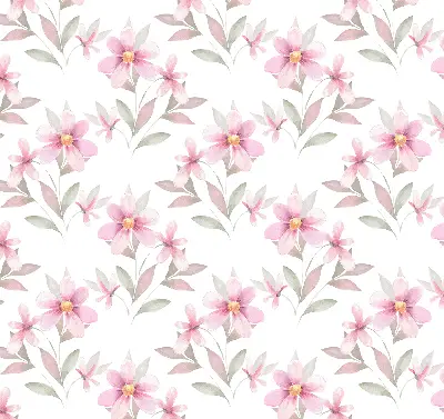 Verdunkelungsrollo Rosa Blüten