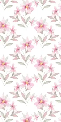 Verdunkelungsrollo Rosa Blüten