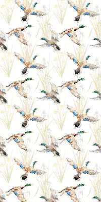 Verdunkelungsrollo Fliegende Enten