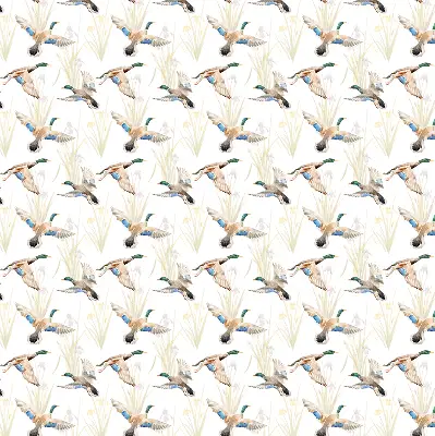 Verdunkelungsrollo Fliegende Enten