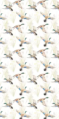 Verdunkelungsrollo Fliegende Enten