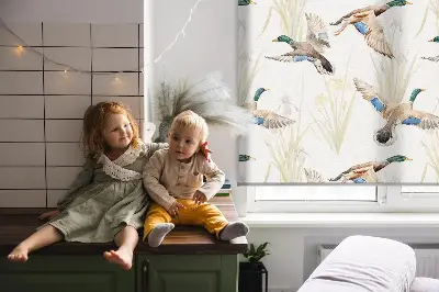 Verdunkelungsrollo Fliegende Enten