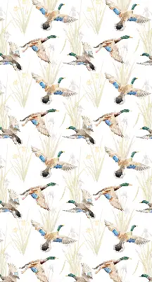Verdunkelungsrollo Fliegende Enten