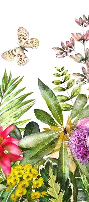 Rollo lichtundurchlässig Blumen