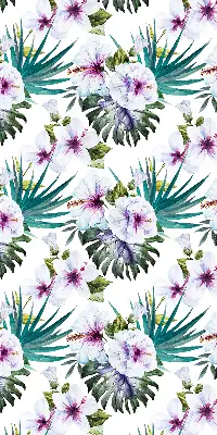 Verdunkelungsrollo Blumen