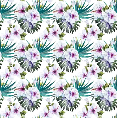 Verdunkelungsrollo Blumen