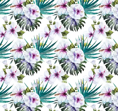 Verdunkelungsrollo Blumen