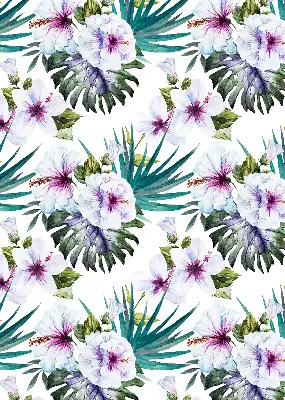 Verdunkelungsrollo Blumen
