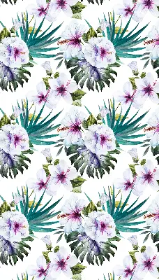 Verdunkelungsrollo Blumen