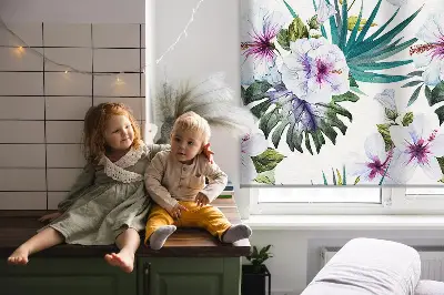 Verdunkelungsrollo Blumen