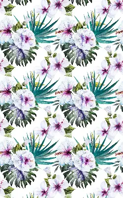 Verdunkelungsrollo Blumen