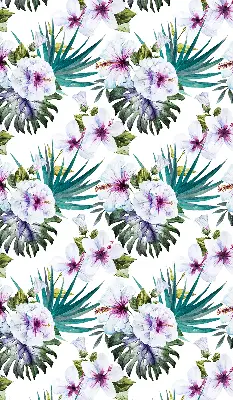 Verdunkelungsrollo Blumen