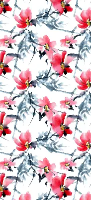 Verdunkelungsrollo Blumen