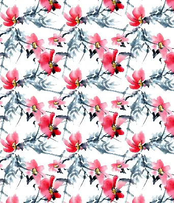 Verdunkelungsrollo Blumen