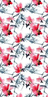 Verdunkelungsrollo Blumen