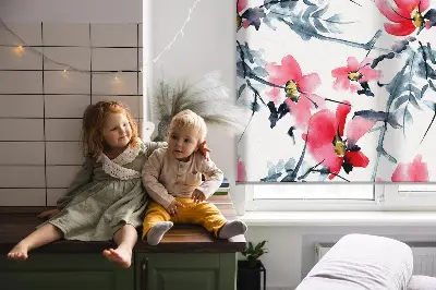Verdunkelungsrollo Blumen