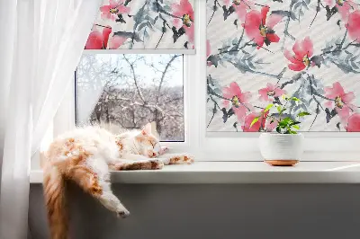 Verdunkelungsrollo Blumen