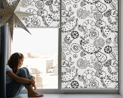 Fenster rollo Gezogene Früchte