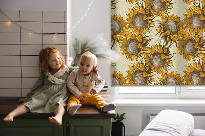 Rollo lichtundurchlässig Sonnenblume