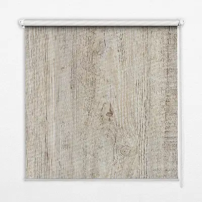 Rollo lichtundurchlässig Helles Holz