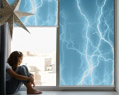 Fenster rollo Blitz