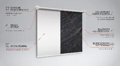 Rollo lichtundurchlässig Schwarze Textur