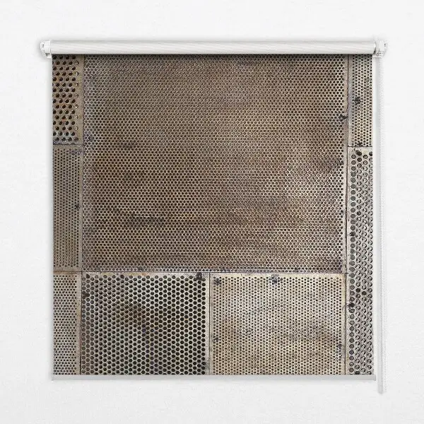 Fenster rollo Metallwand