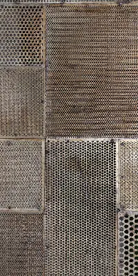 Fenster rollo Metallwand