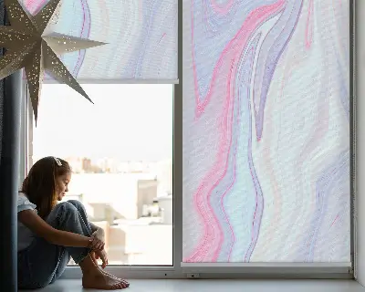 Fenster rollo Bunte Farbflecken