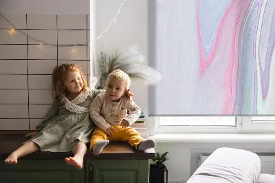 Fenster rollo Bunte Farbflecken