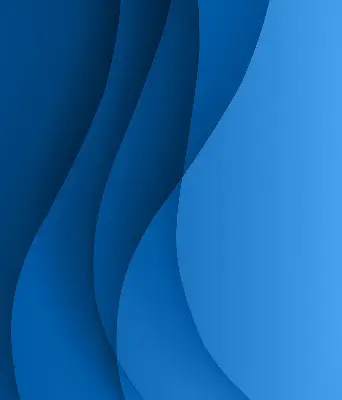 Rollo lichtundurchlässig Blaue Wellen
