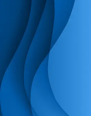 Rollo lichtundurchlässig Blaue Wellen