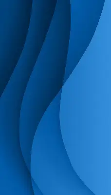 Rollo lichtundurchlässig Blaue Wellen