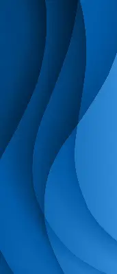 Rollo lichtundurchlässig Blaue Wellen