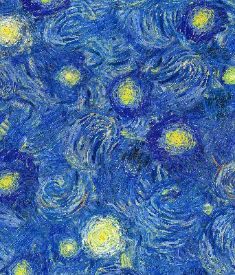 Verdunkelungsrollo Gemaltes blaues Bild