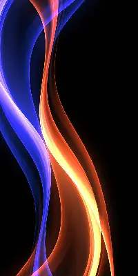Fenster rollo Orange und blaue Animation