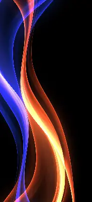 Fenster rollo Orange und blaue Animation
